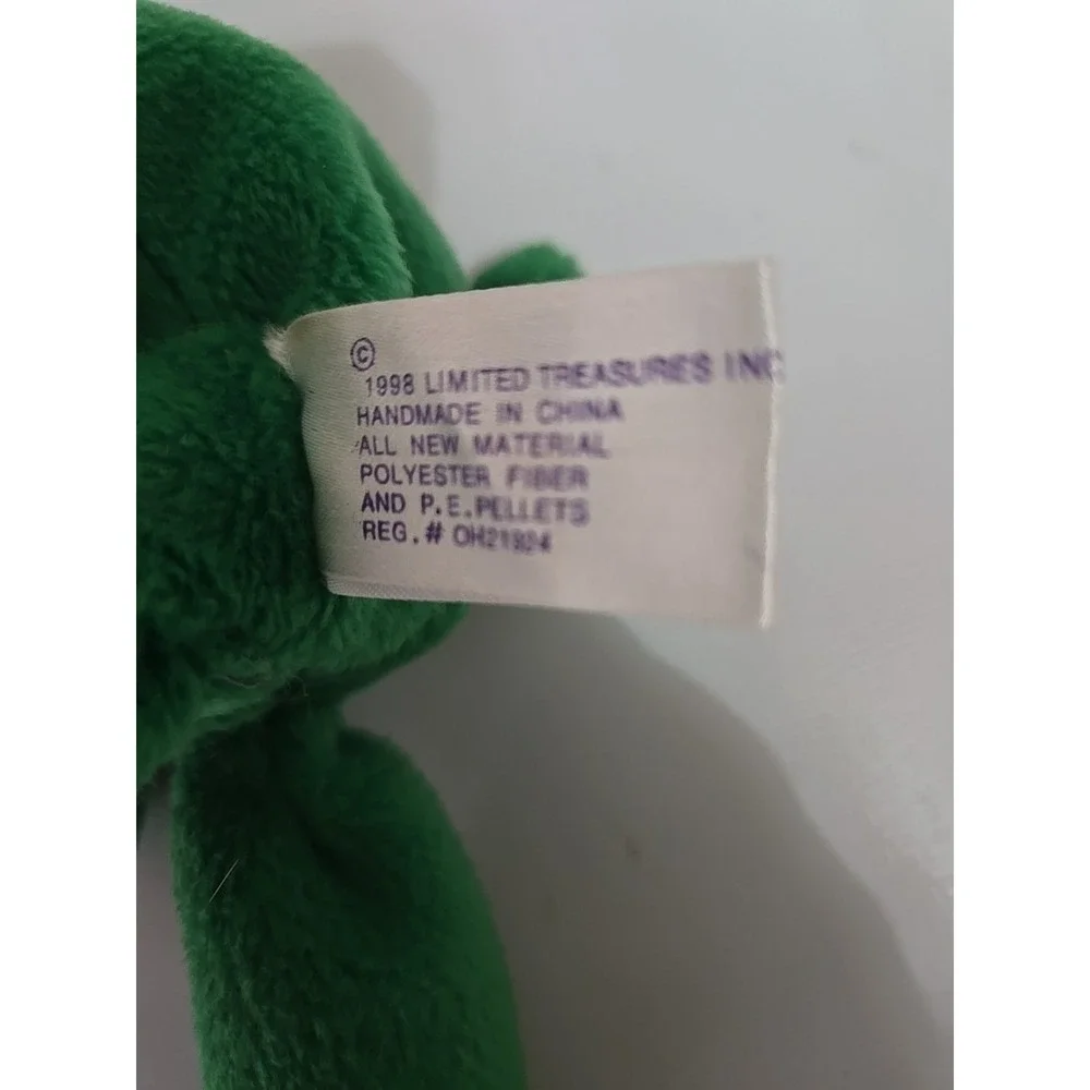Vtg 1998 Brett Favre Beanie Bear Green Bay Packers NFL Limited Treasures Plush 4
